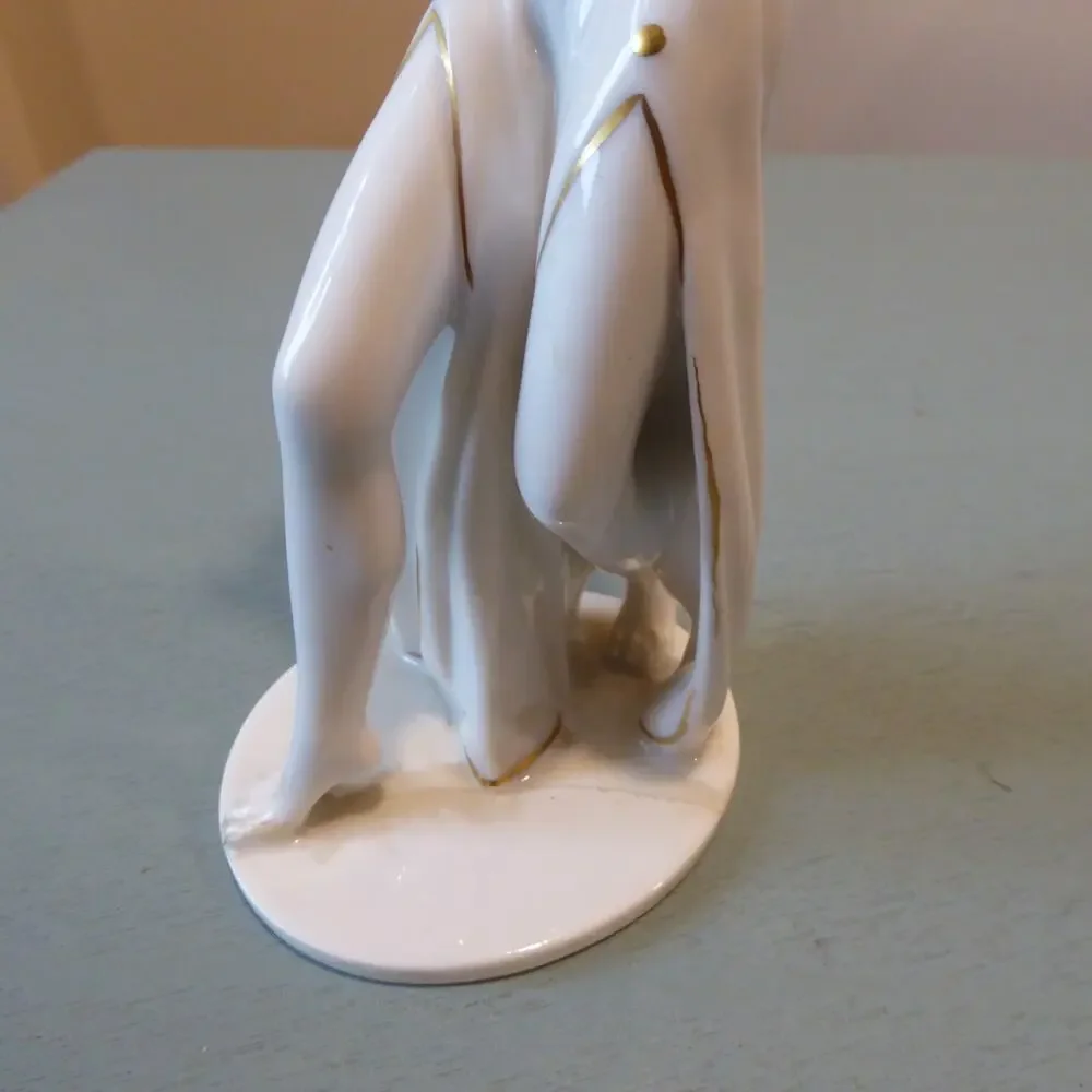 Art Deco Rosenthal Germany Figurine Prayer Dancer Gustav Oppel Repaired Base